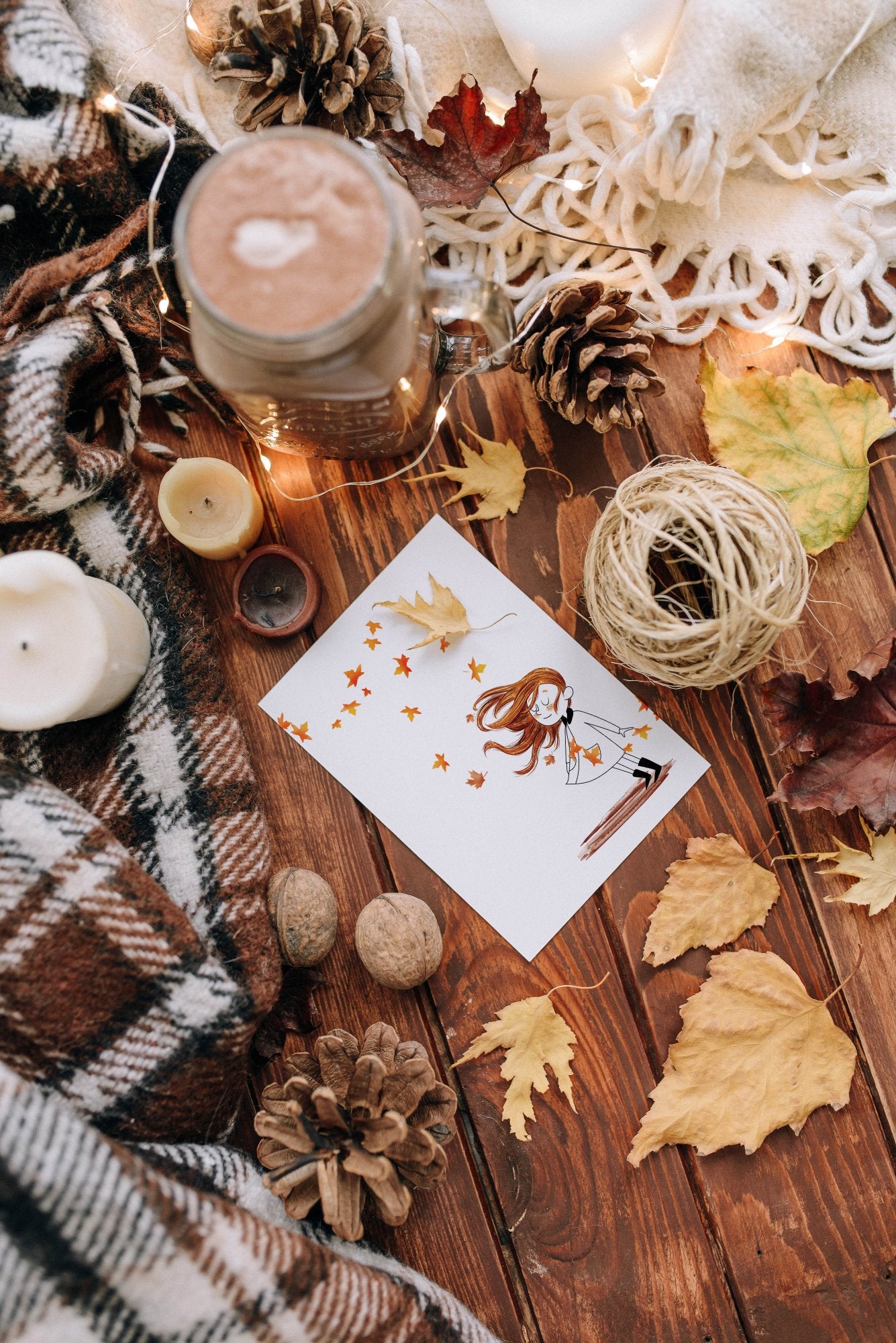 Autumn Breeze Art Print for Wall