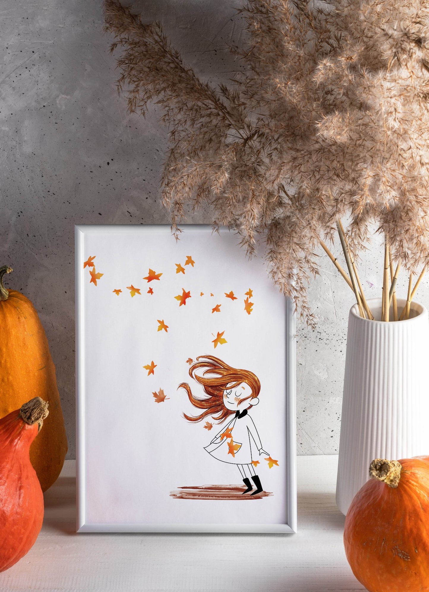 Autumn Breeze Art Print for Wall