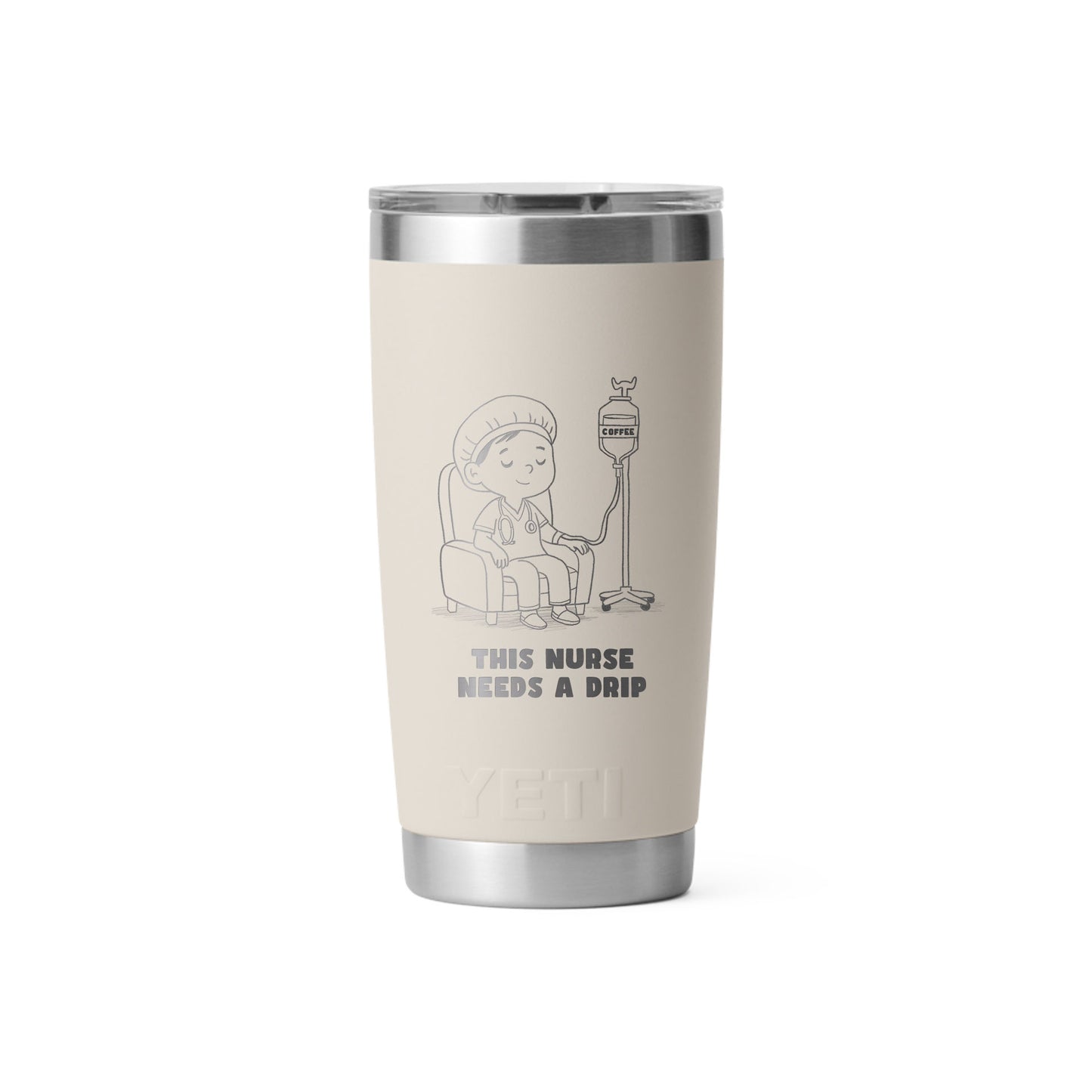 Coffee Drip- Nursing - Personalized Yeti® 20oz. Tumbler