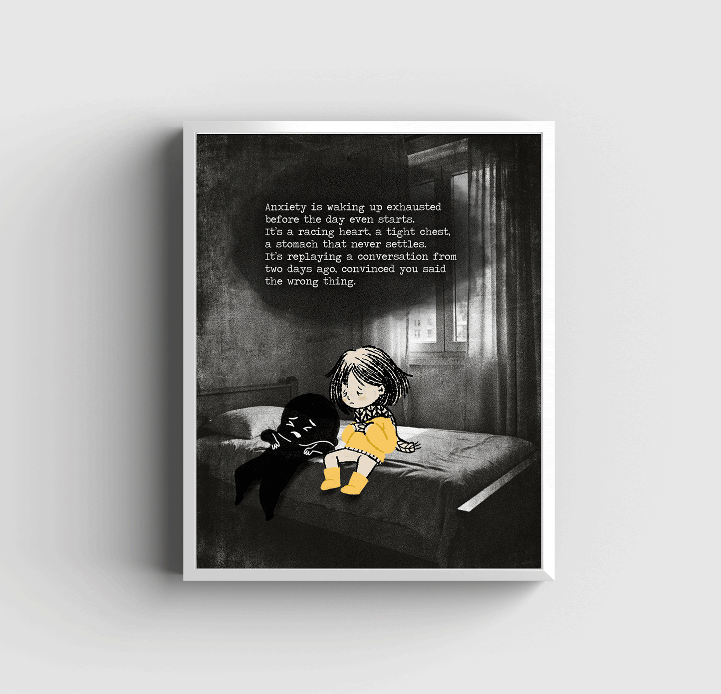 Anxiety Is - Art Print