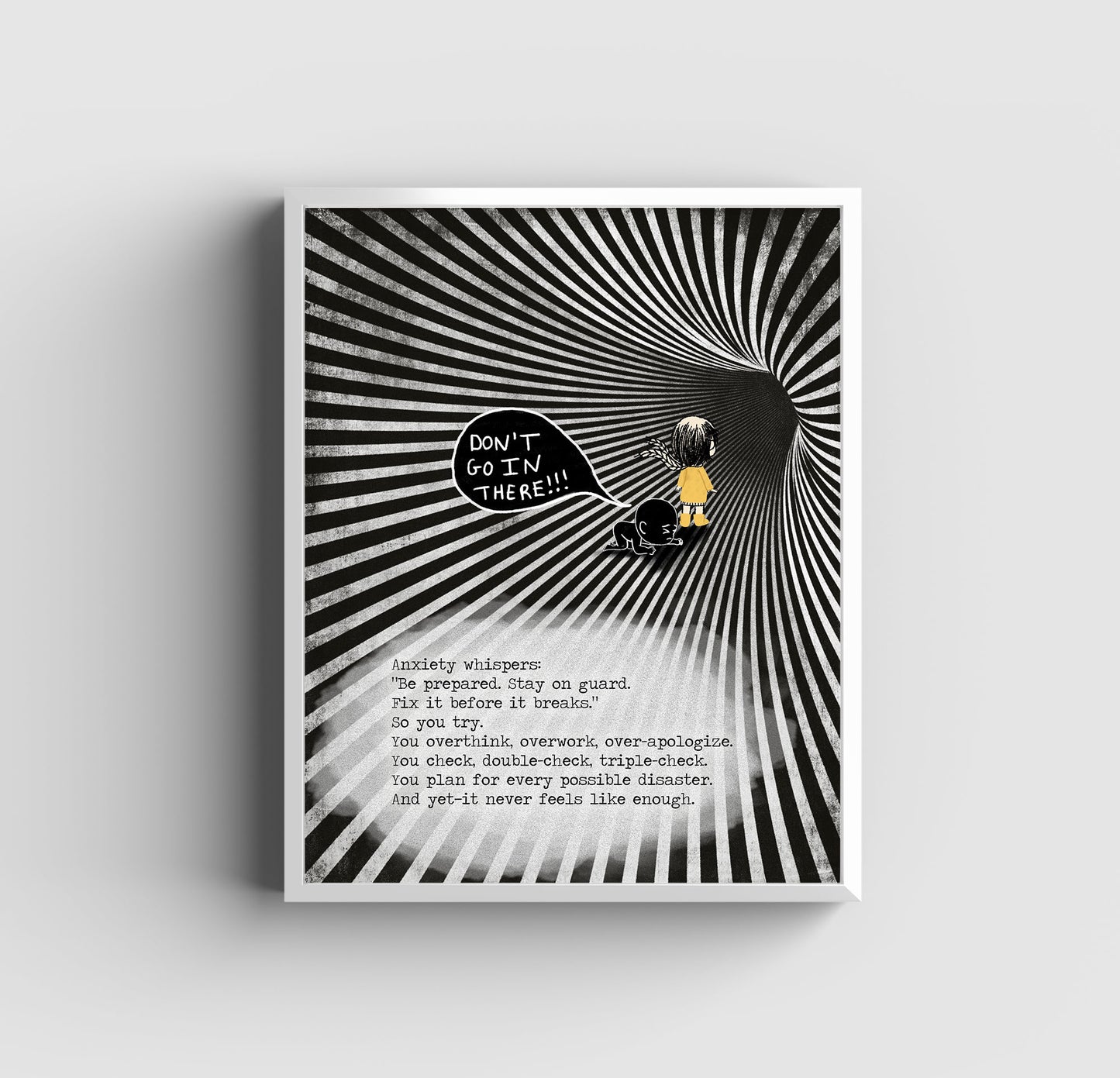 Anxiety Is - Art Print