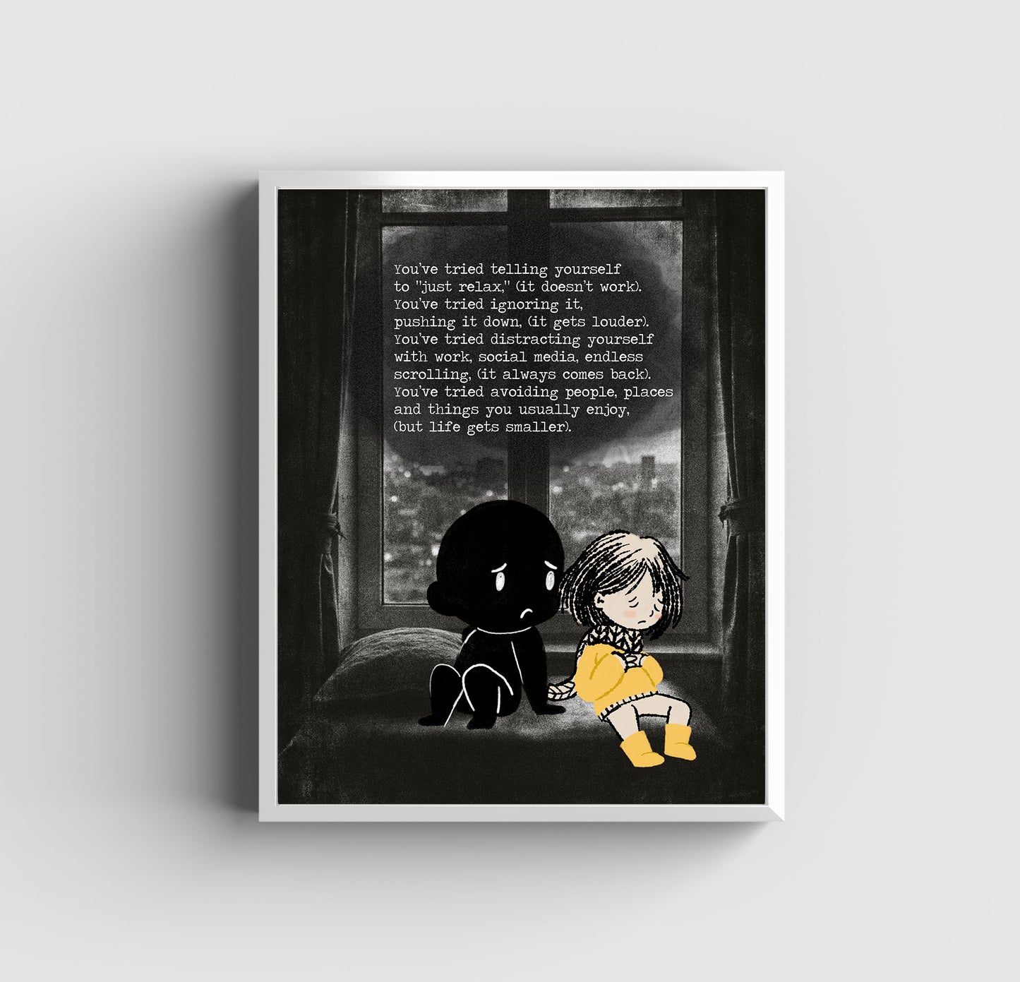Anxiety Is - Art Print