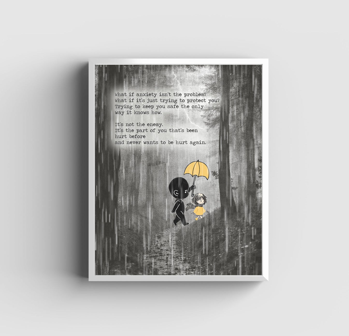 Anxiety Is - Art Print
