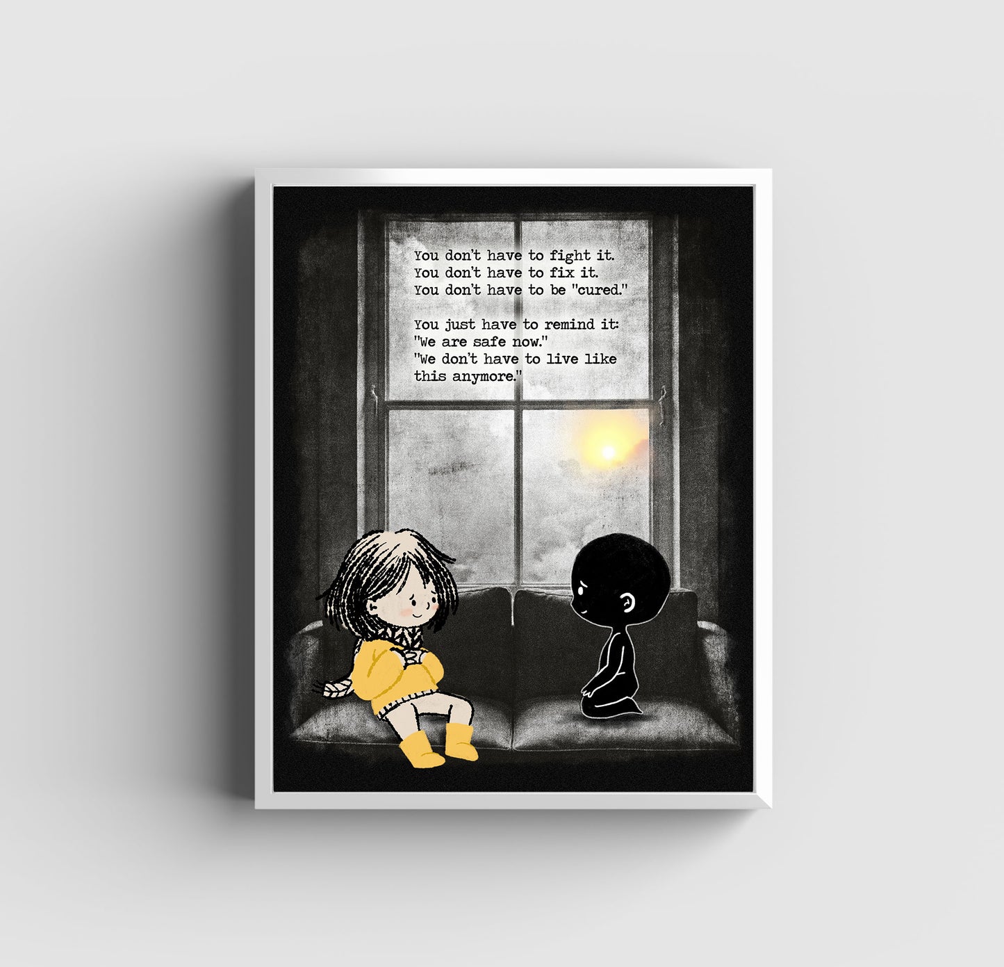 Anxiety Is - Art Print