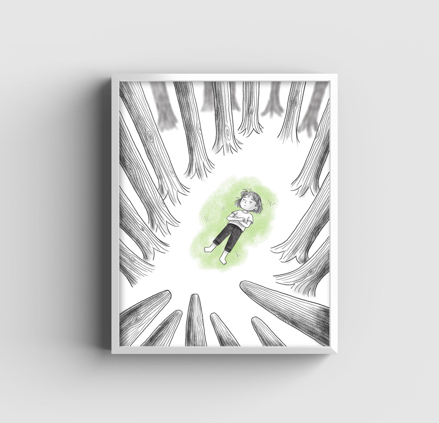 Talking To The Trees - Art Print