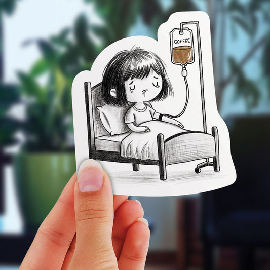 Coffee IV - Vinyl Sticker