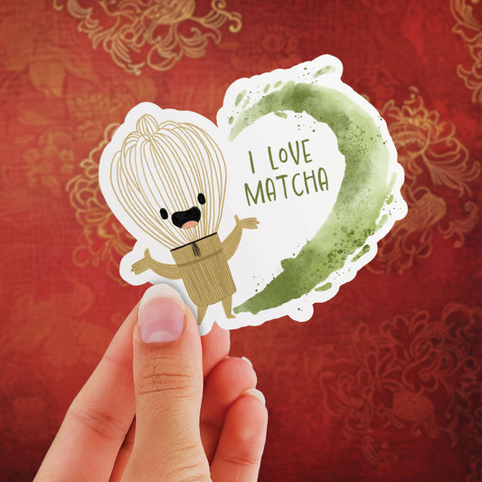 I Love Matcha - Vinyl Sticker