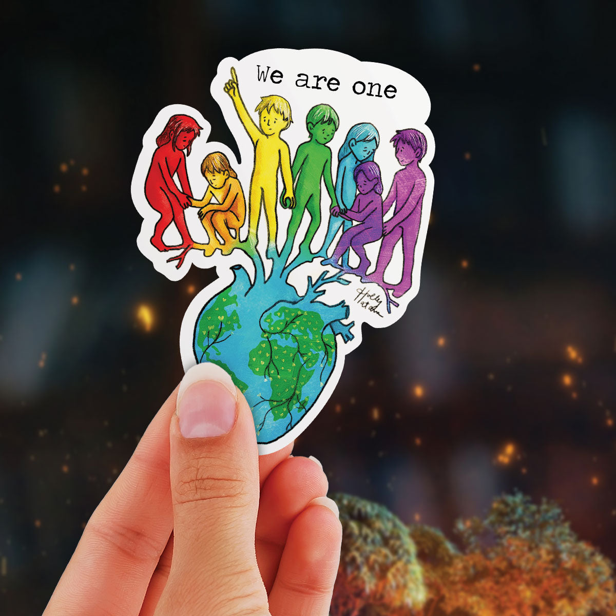 We Are One - Vinyl Sticker