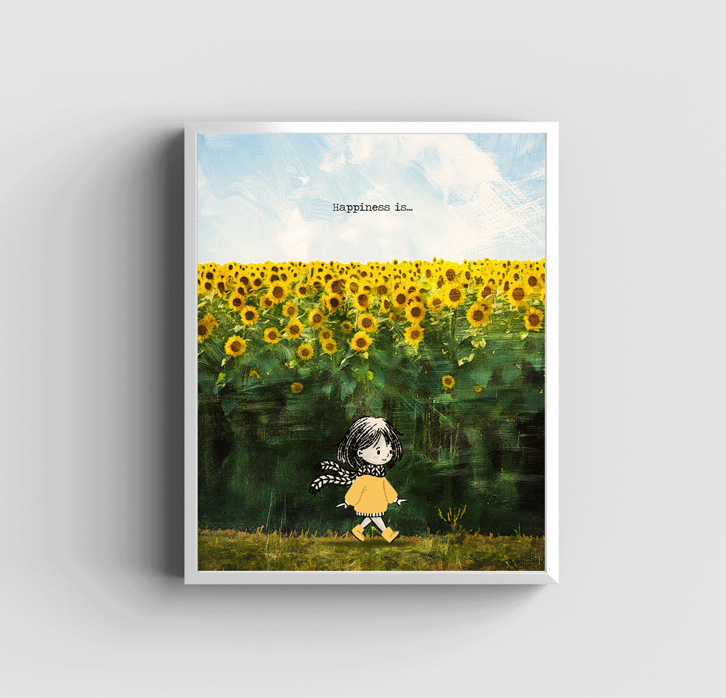 Happiness Is - Art Print