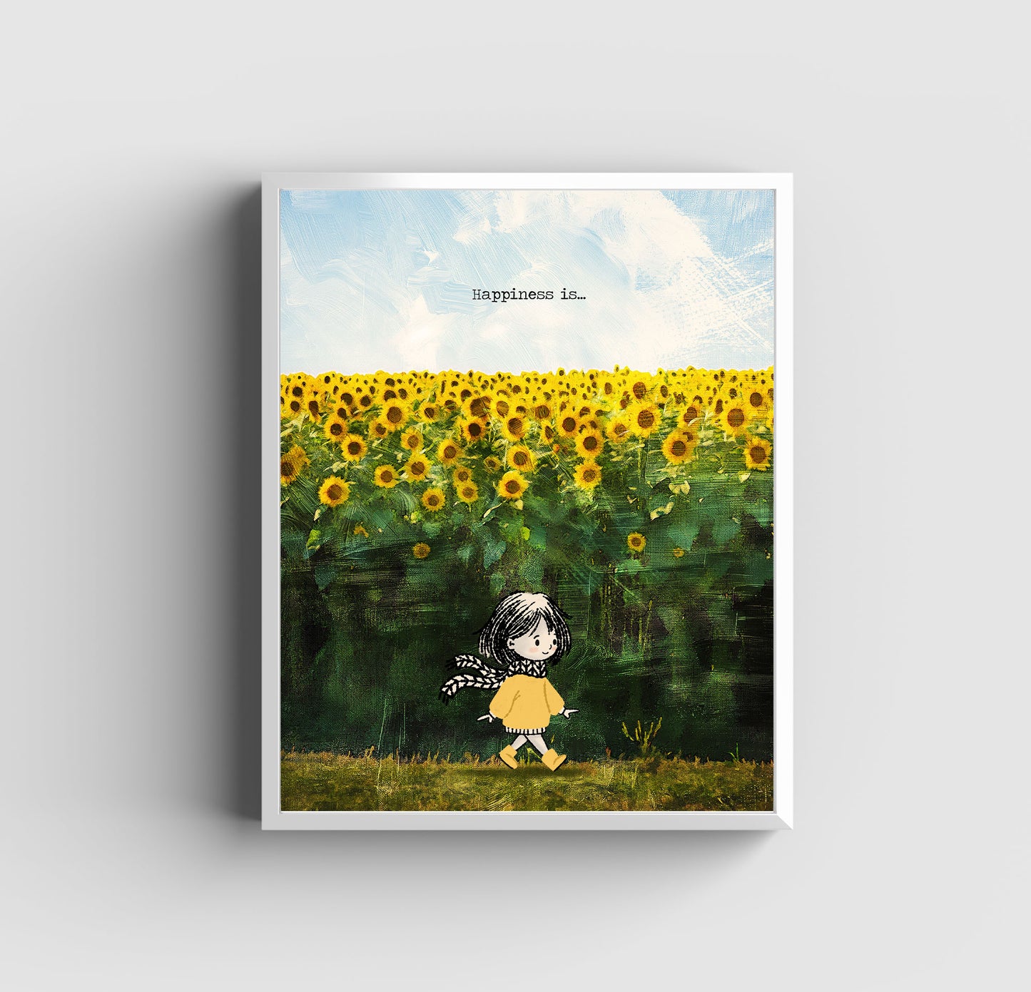 Happiness Is - Art Print