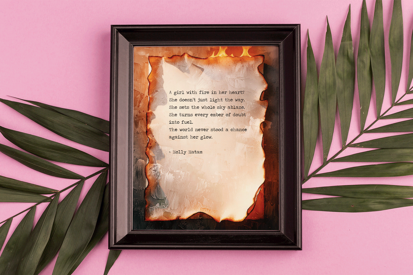 Empower A Girl, Ignite The World - International Women's Day - Art Print