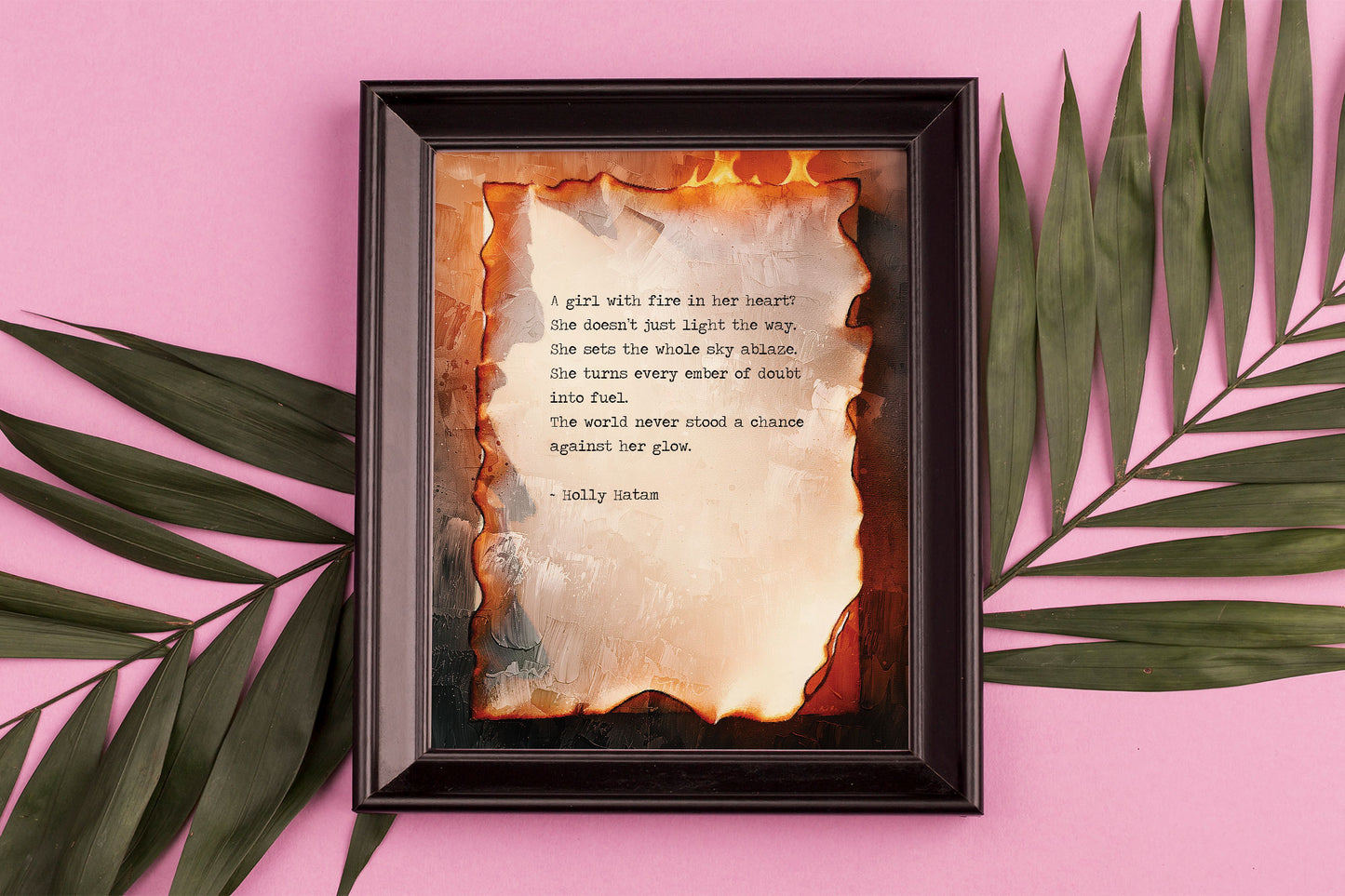 Empower A Girl, Ignite The World - International Women's Day - Art Print