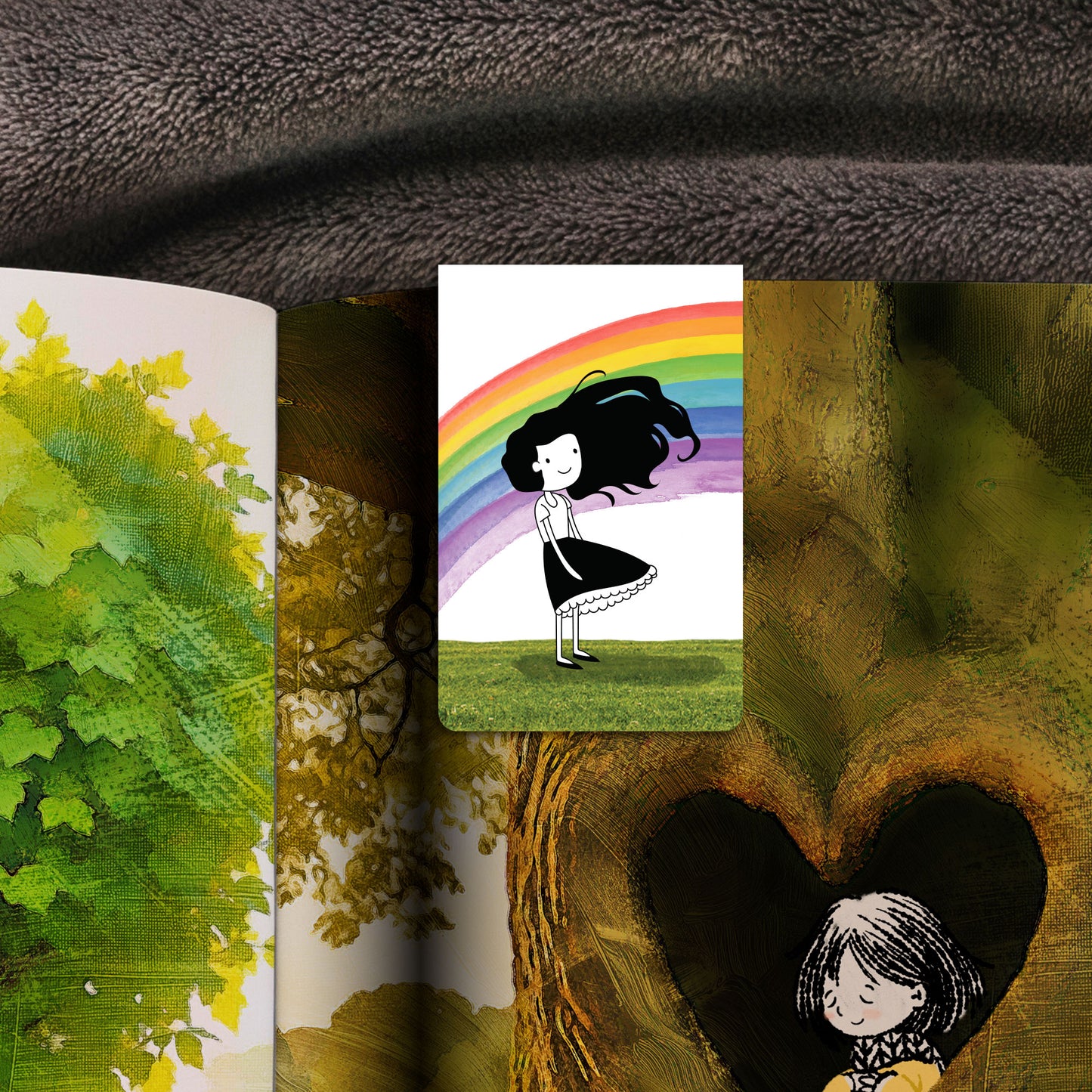 Dear Girl Rainbow - Magnetic Bookmark