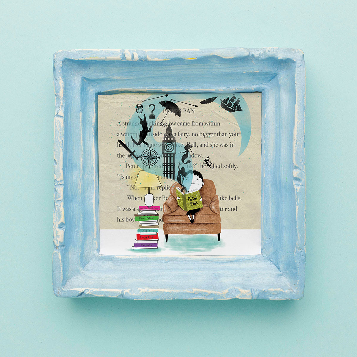 Dear Boy Reading Magic Print