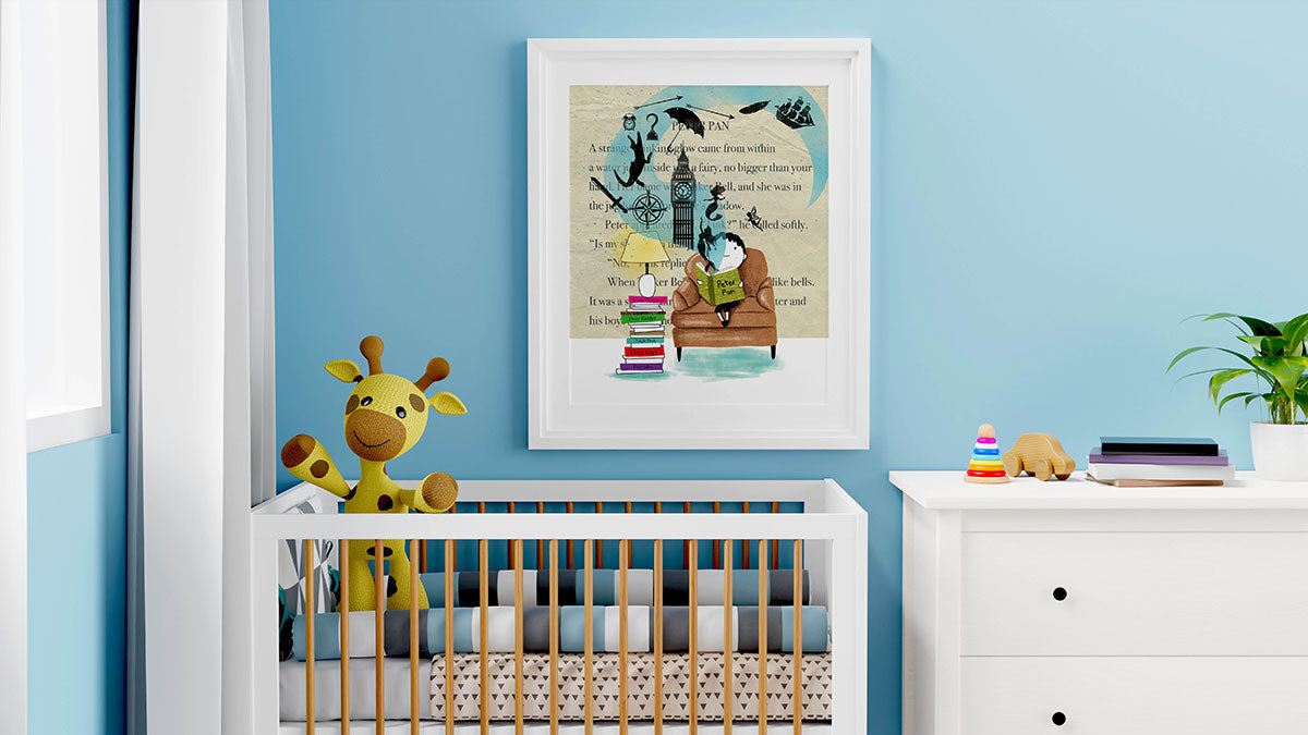 Dear Boy Reading Magic Print