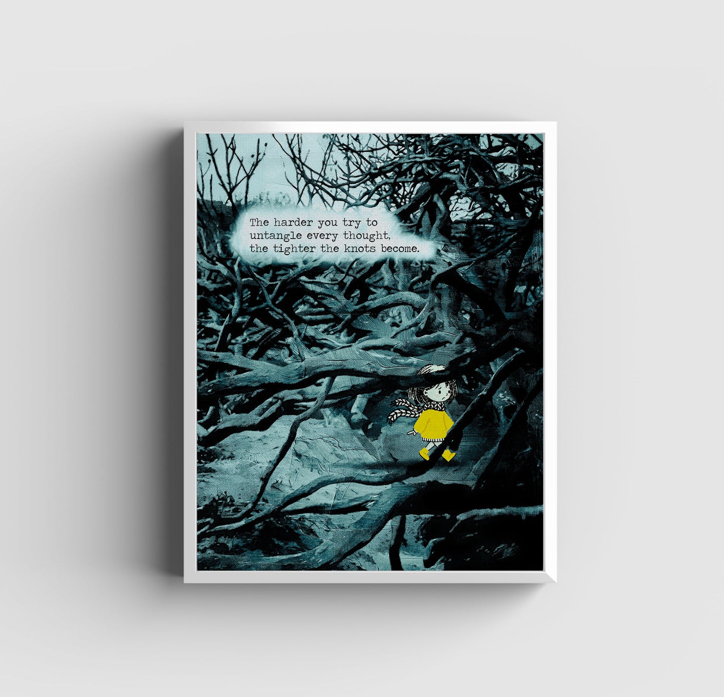 Overthinking - Art Print
