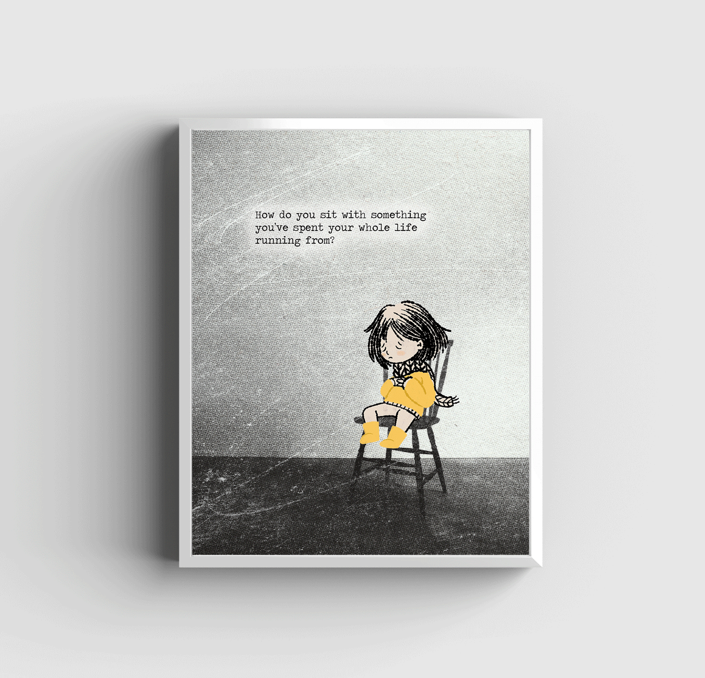 Sit With Your Feelings - Art Print