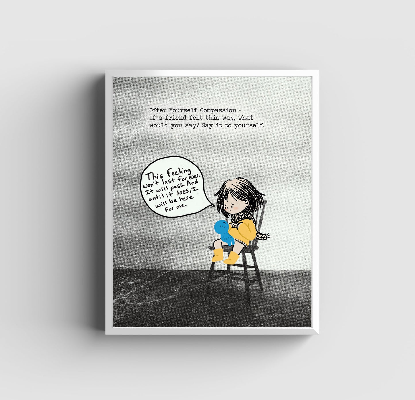 Sit With Your Feelings - Art Print