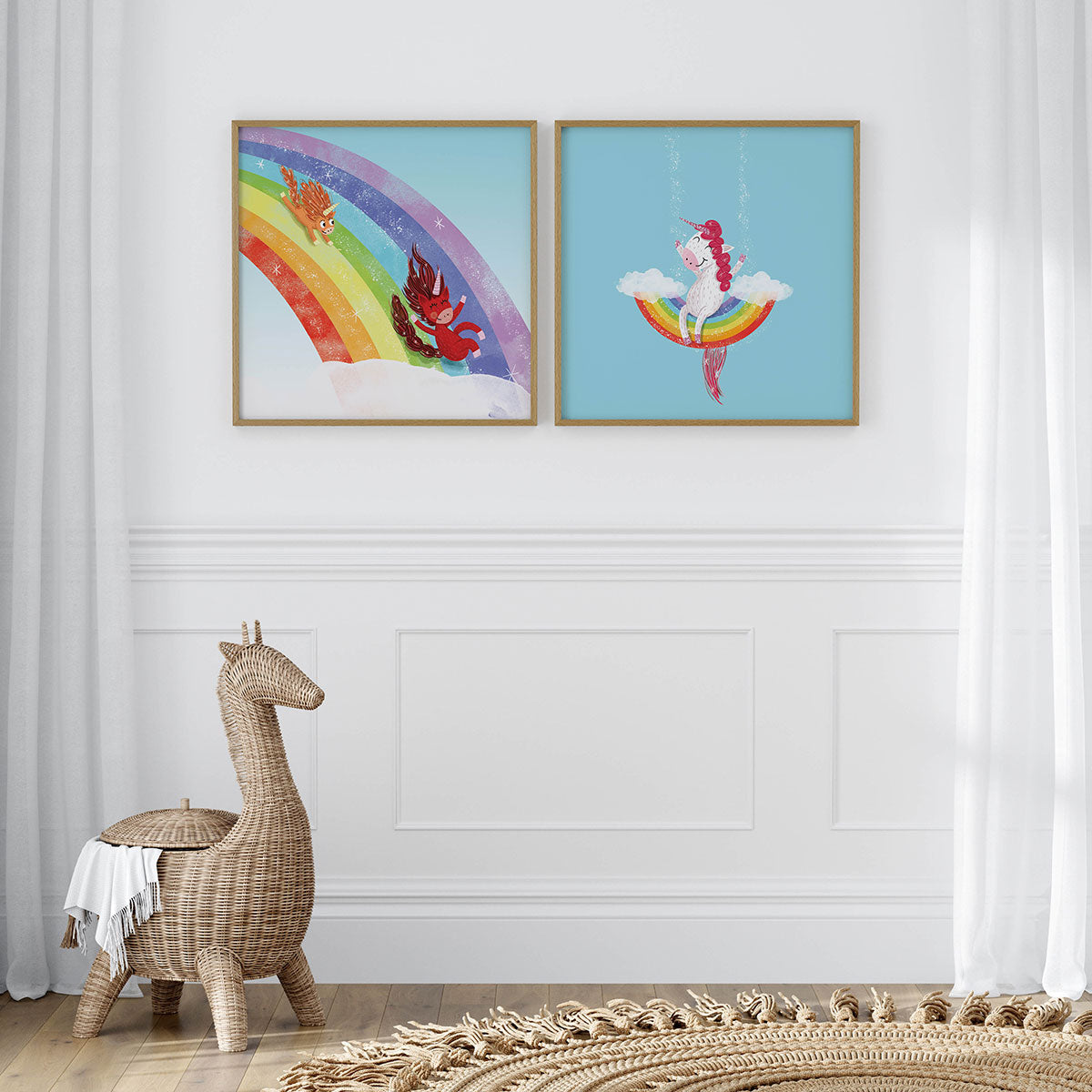 Unicorns Are Real! - Rainbow Slide Print