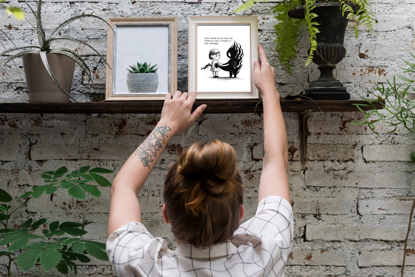 Art Print With Words - Anxiety Quotes - Anxiety Through You