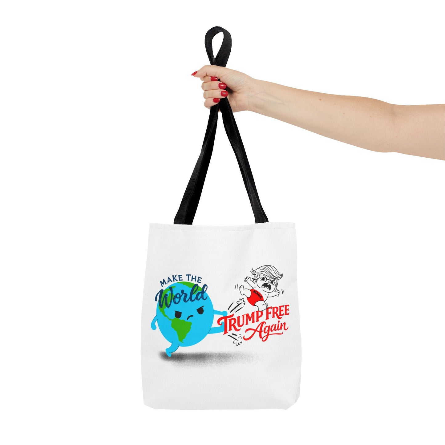 Tote Bag — "Make the World Trump Free Again" Political Protest Tote