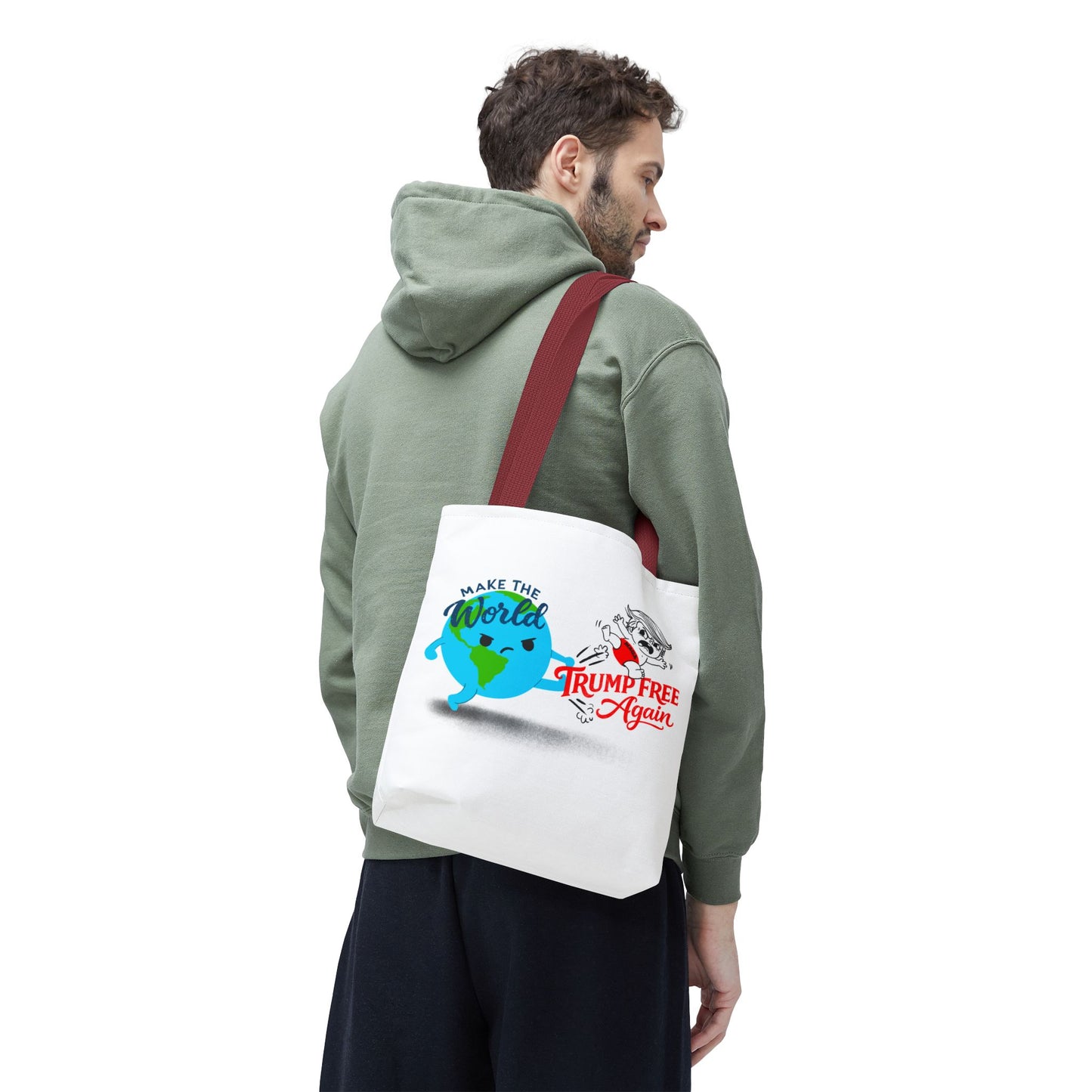 Tote Bag — "Make the World Trump Free Again" Political Protest Tote