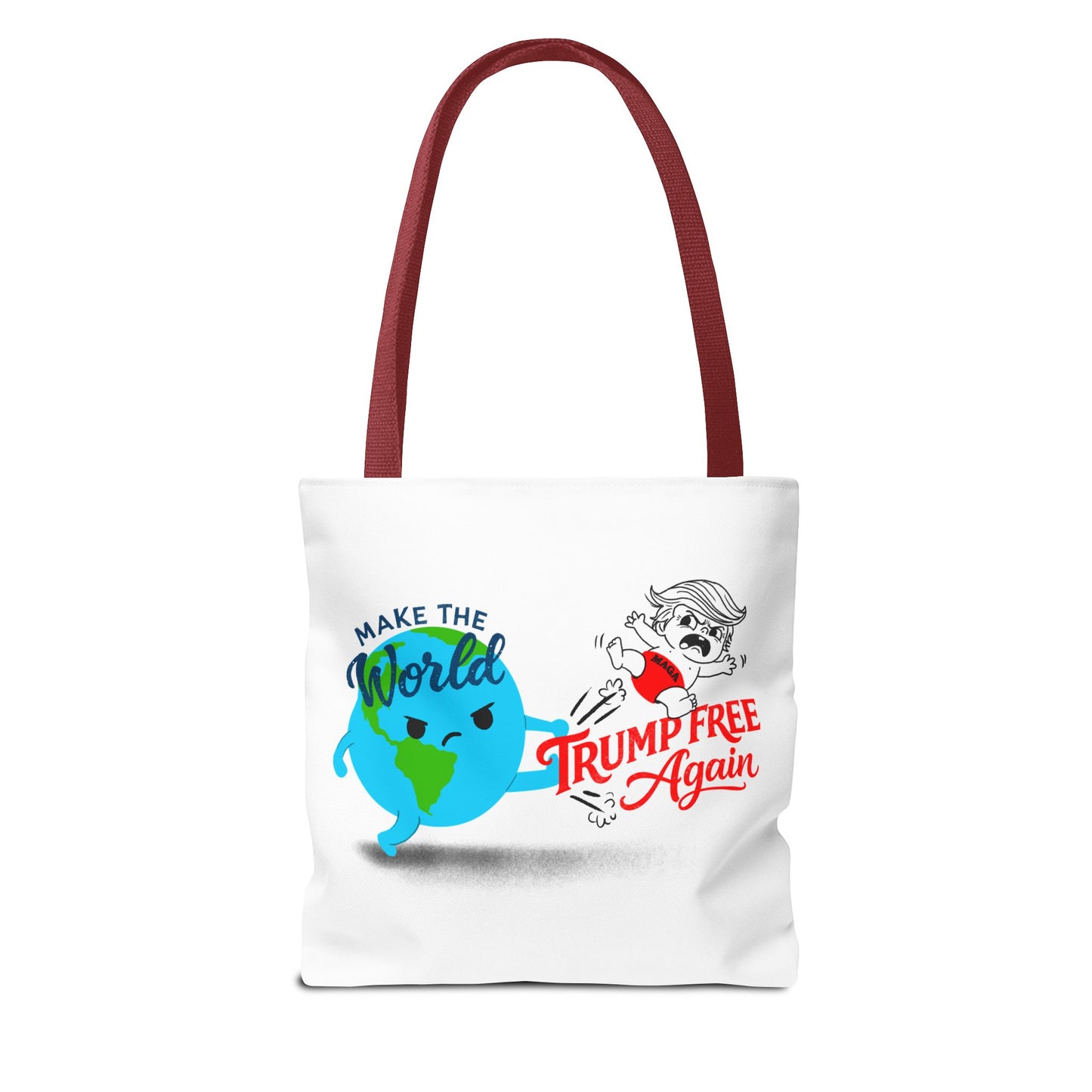 Tote Bag — "Make the World Trump Free Again" Political Protest Tote
