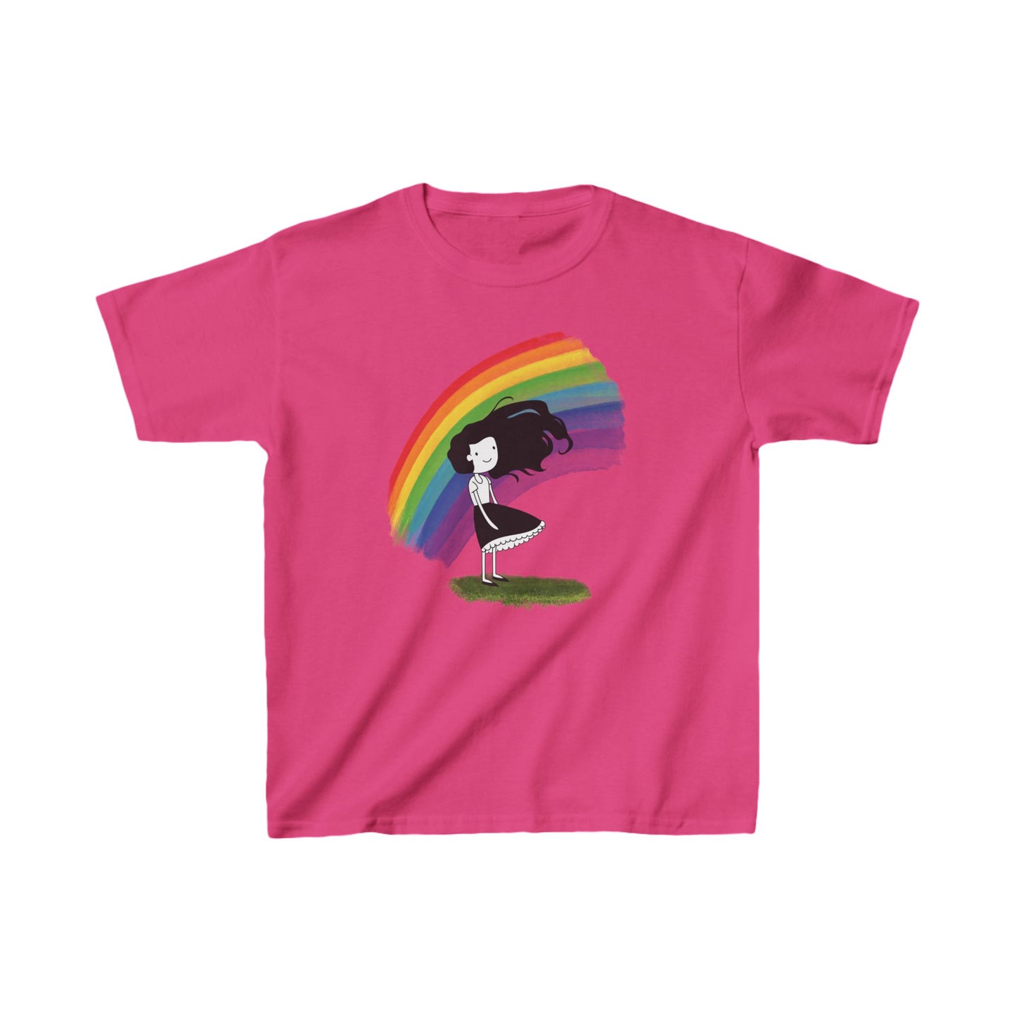 Dear Girl - Rainbow - Kids Heavy Cotton™ Tee