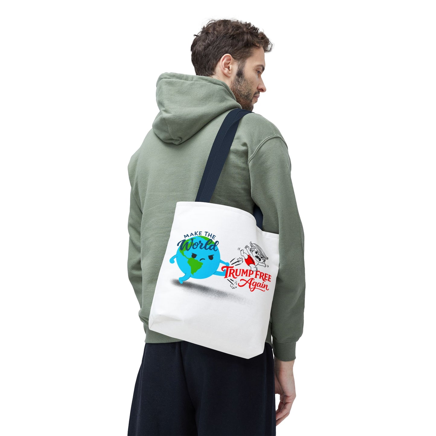 Tote Bag — "Make the World Trump Free Again" Political Protest Tote