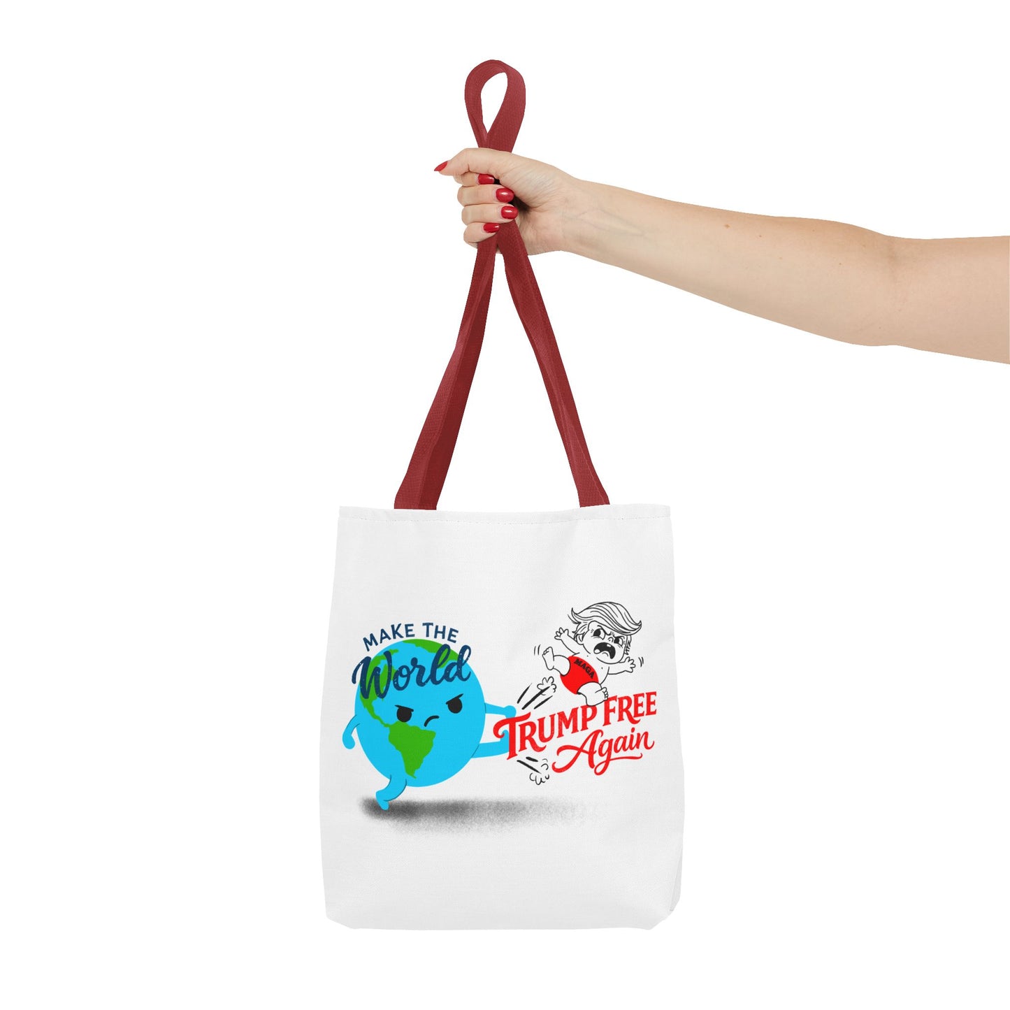 Tote Bag — "Make the World Trump Free Again" Political Protest Tote