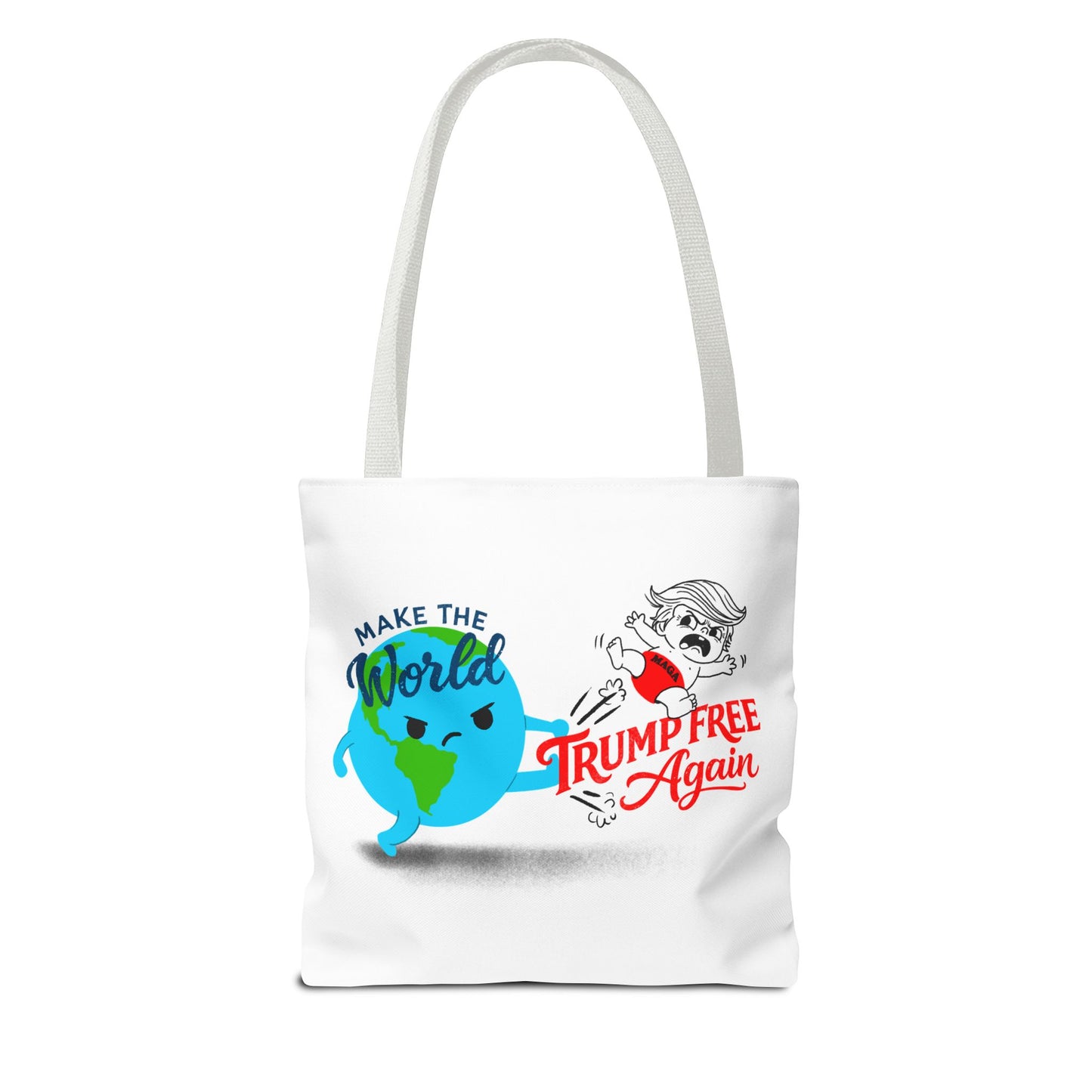 Tote Bag — "Make the World Trump Free Again" Political Protest Tote