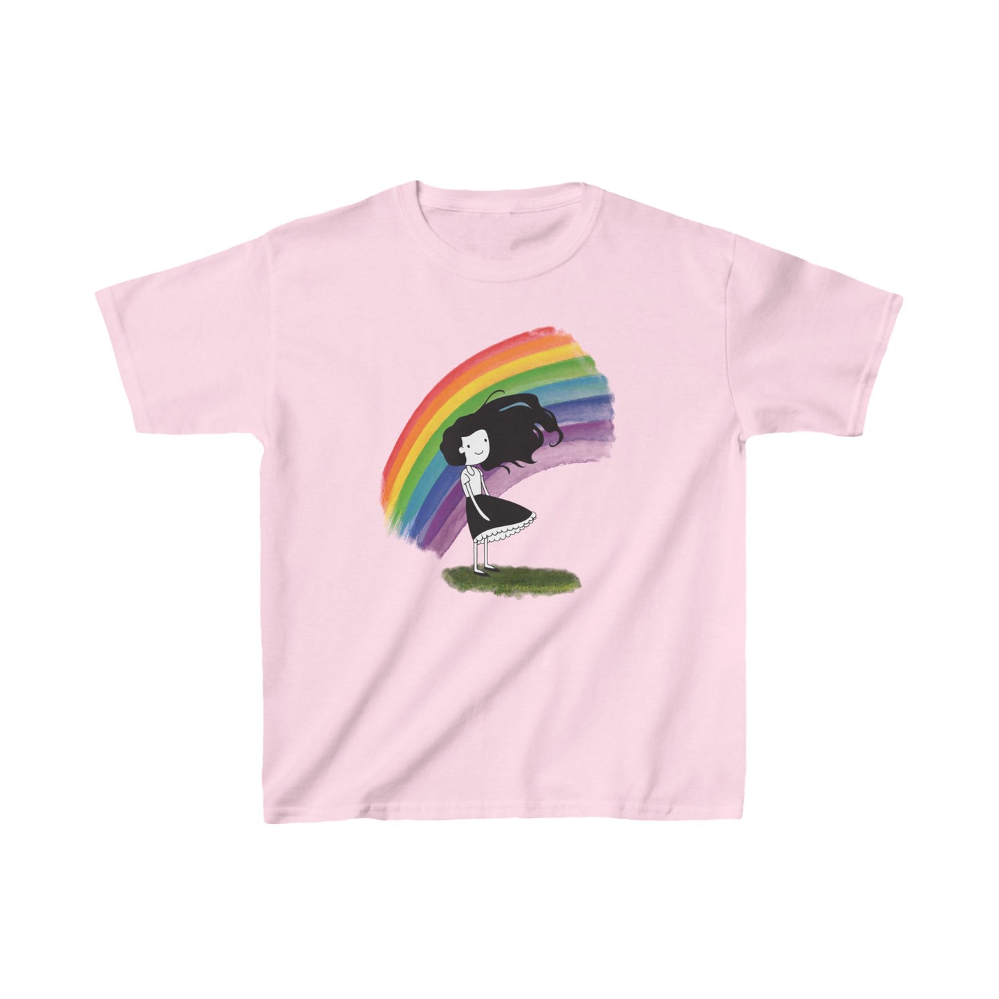 Dear Girl - Rainbow - Kids Heavy Cotton™ Tee