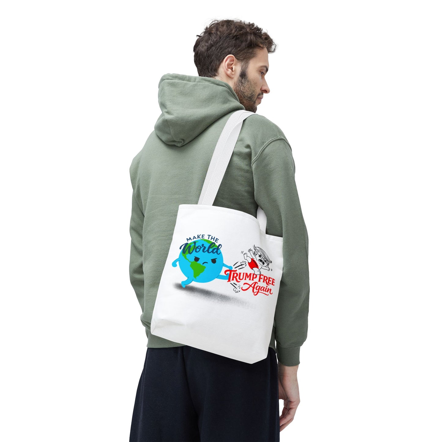Tote Bag — "Make the World Trump Free Again" Political Protest Tote