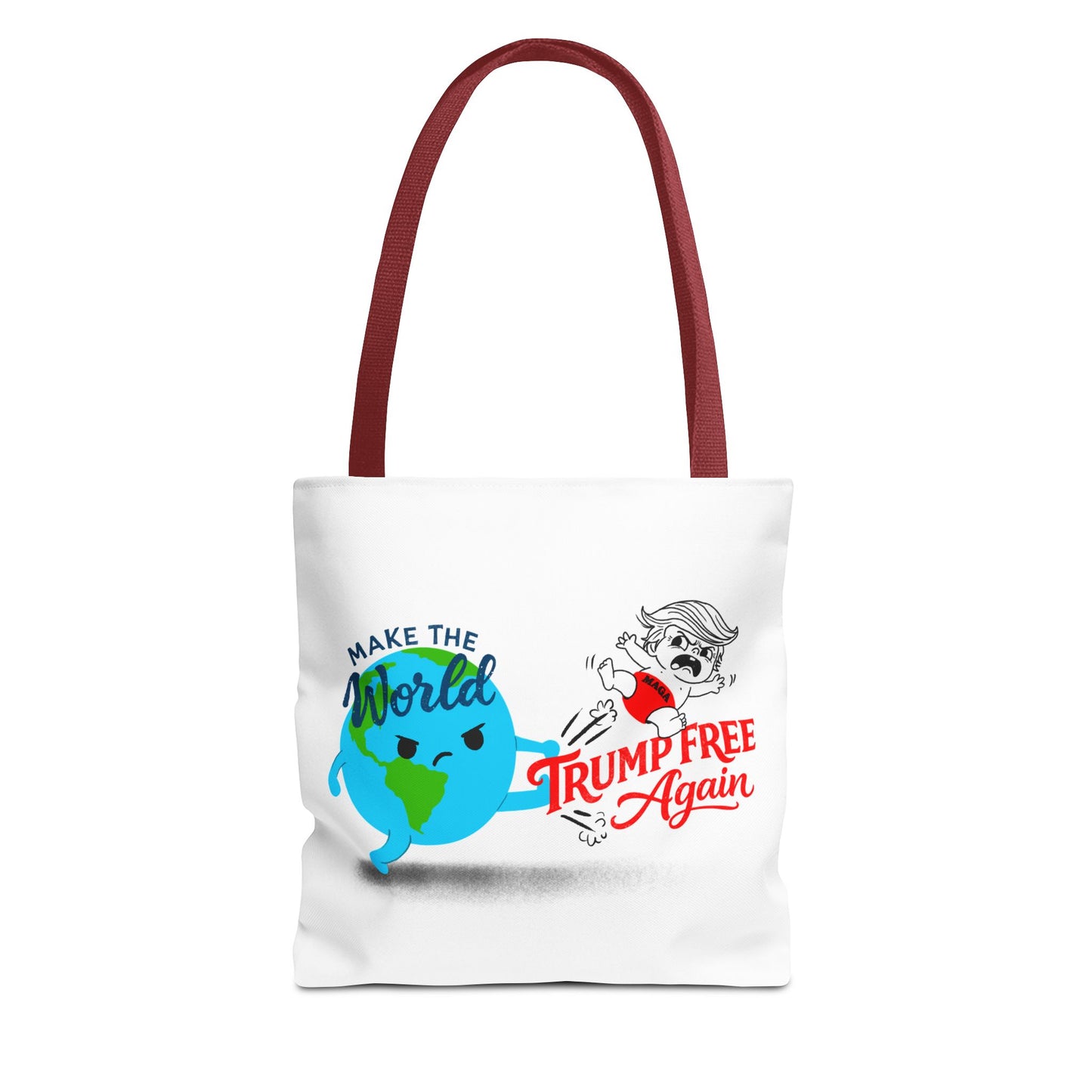 Tote Bag — "Make the World Trump Free Again" Political Protest Tote