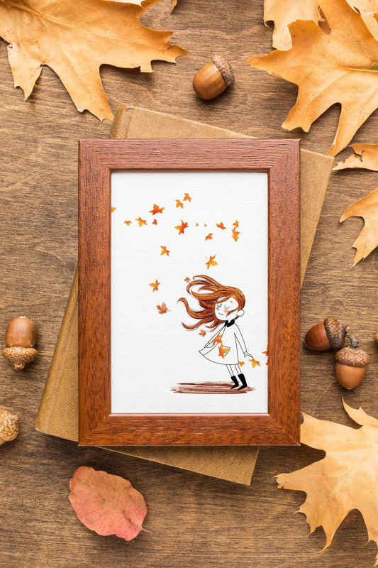 Autumn Breeze Art Print for Wall