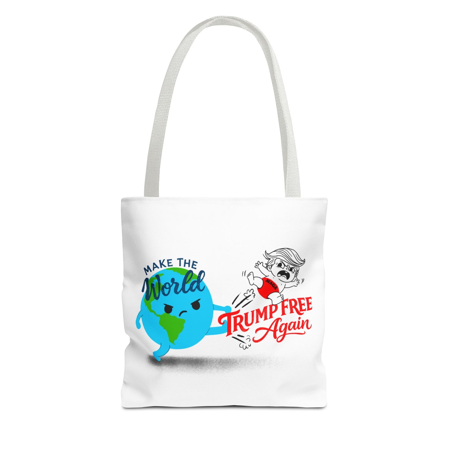 Tote Bag — "Make the World Trump Free Again" Political Protest Tote