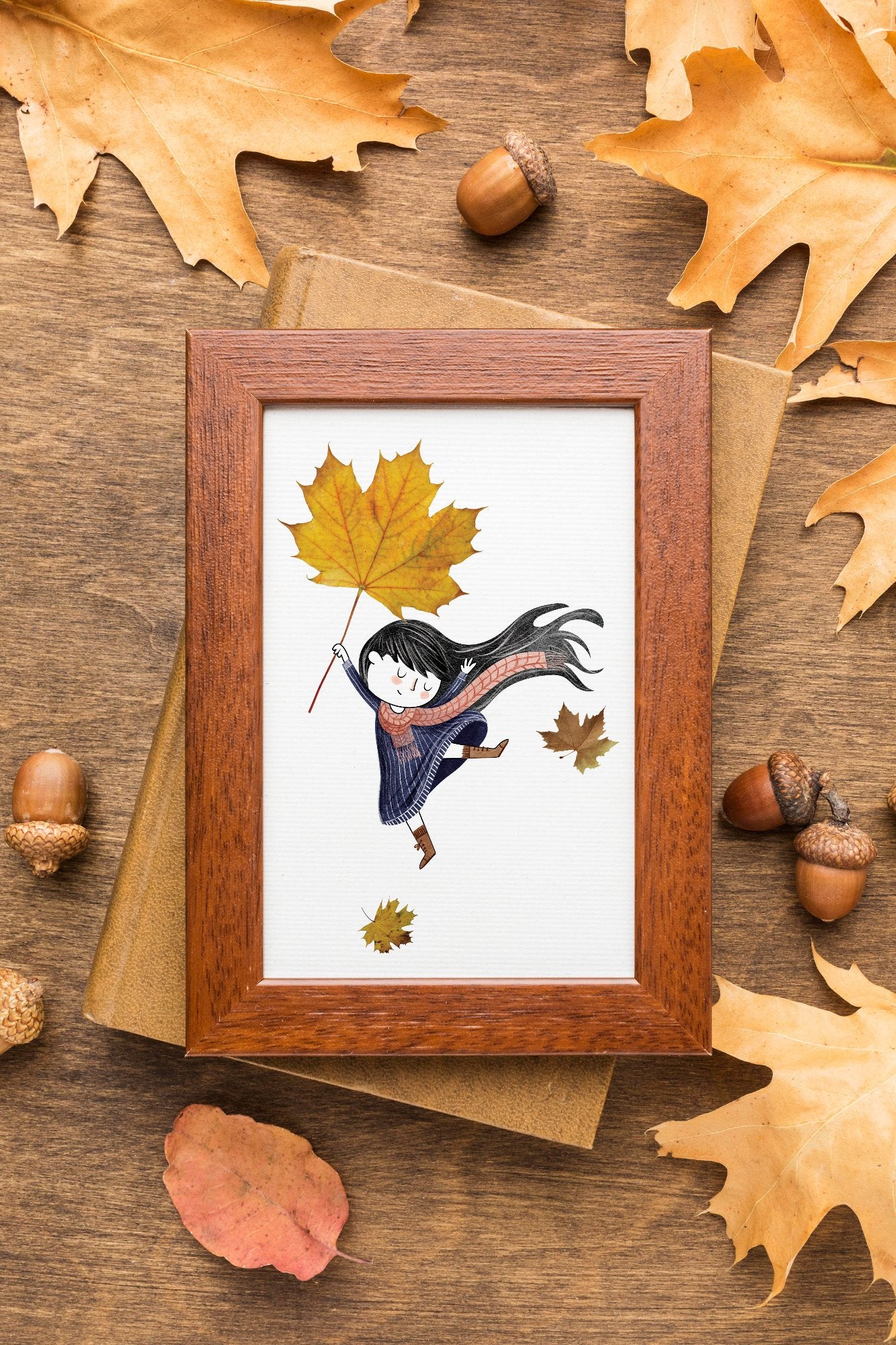 Art Print: Fall Leaves