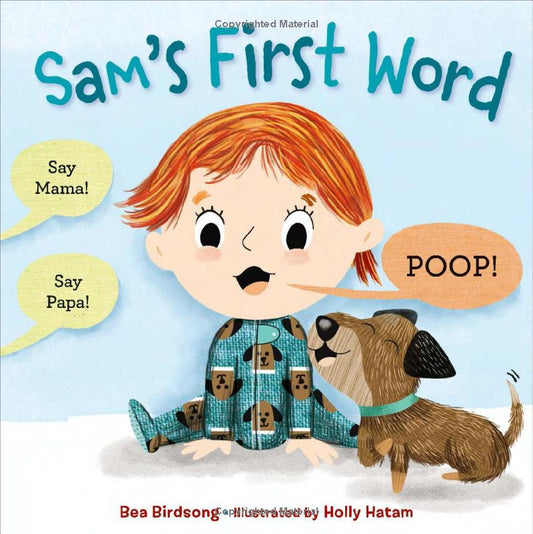 Sam’s First Word - Personalized Books for Kids - Poop Jokes