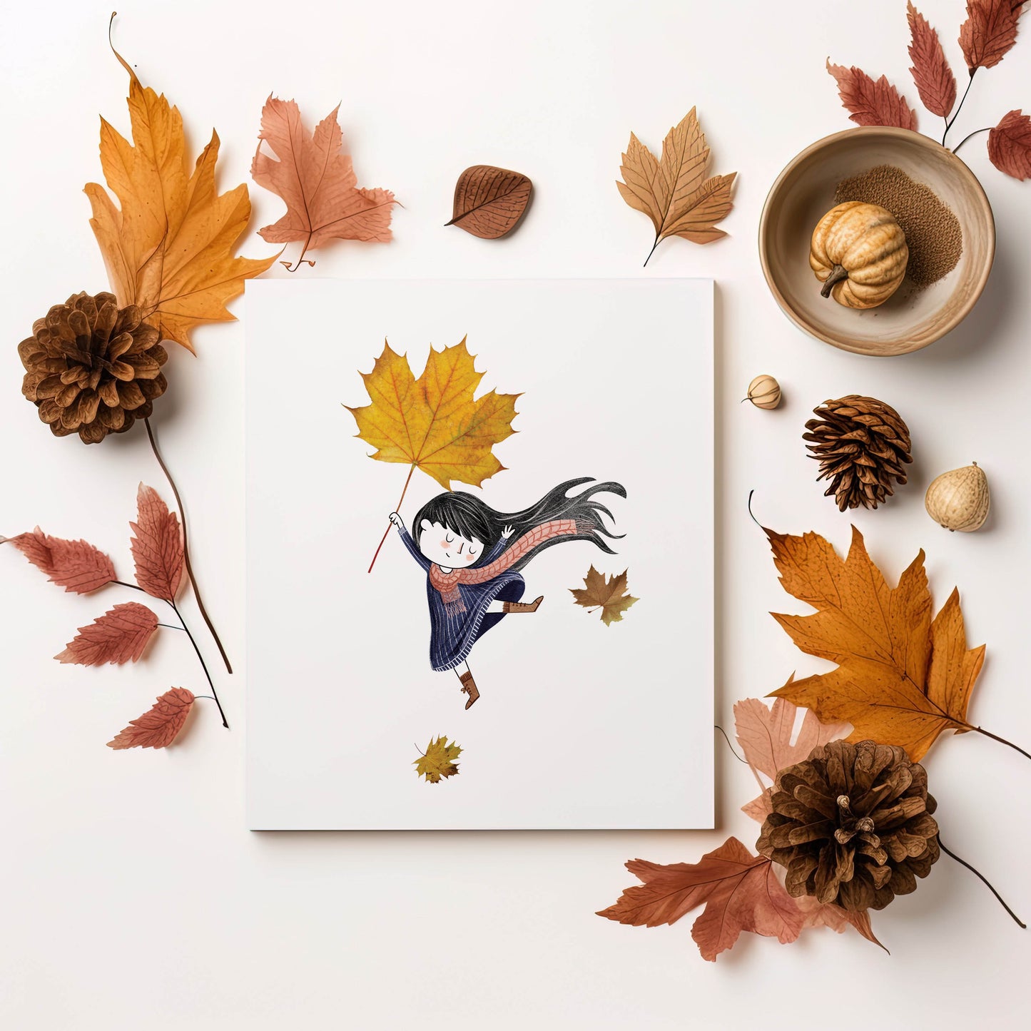 Art Print: Fall Leaves