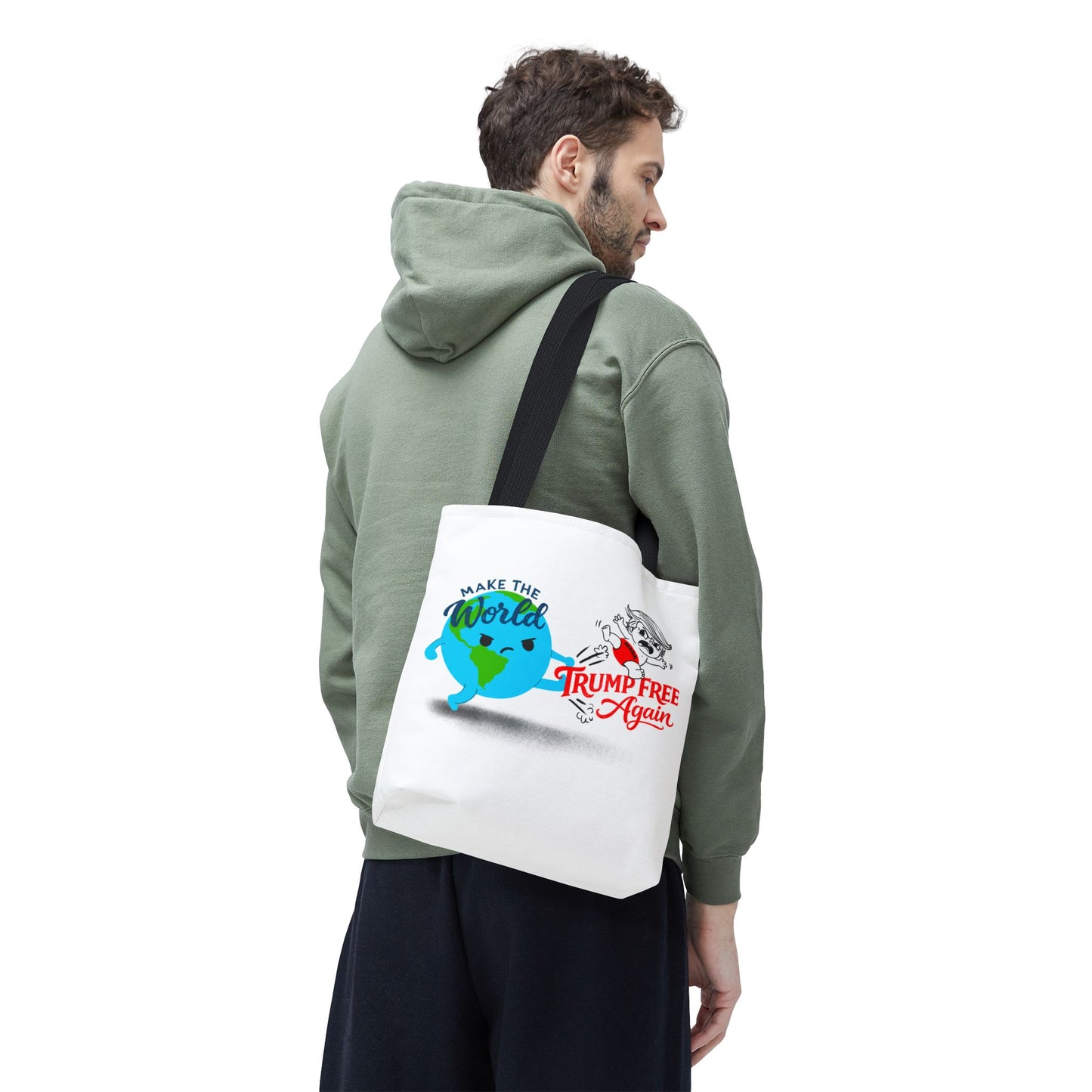 Tote Bag — "Make the World Trump Free Again" Political Protest Tote
