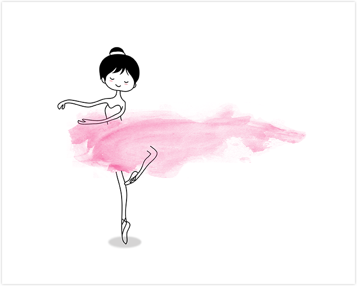 Ballerina - Art Print