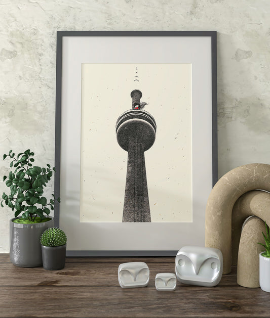 Standing Tall - CN Tower Art Print - Canada Series