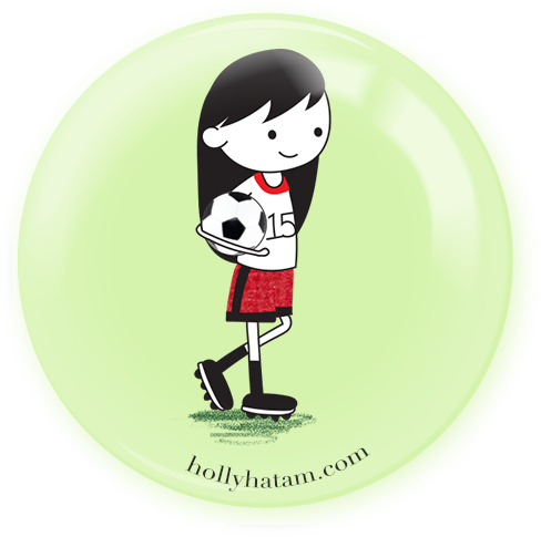 Sporty | Dear Girl | Pinback Buttons