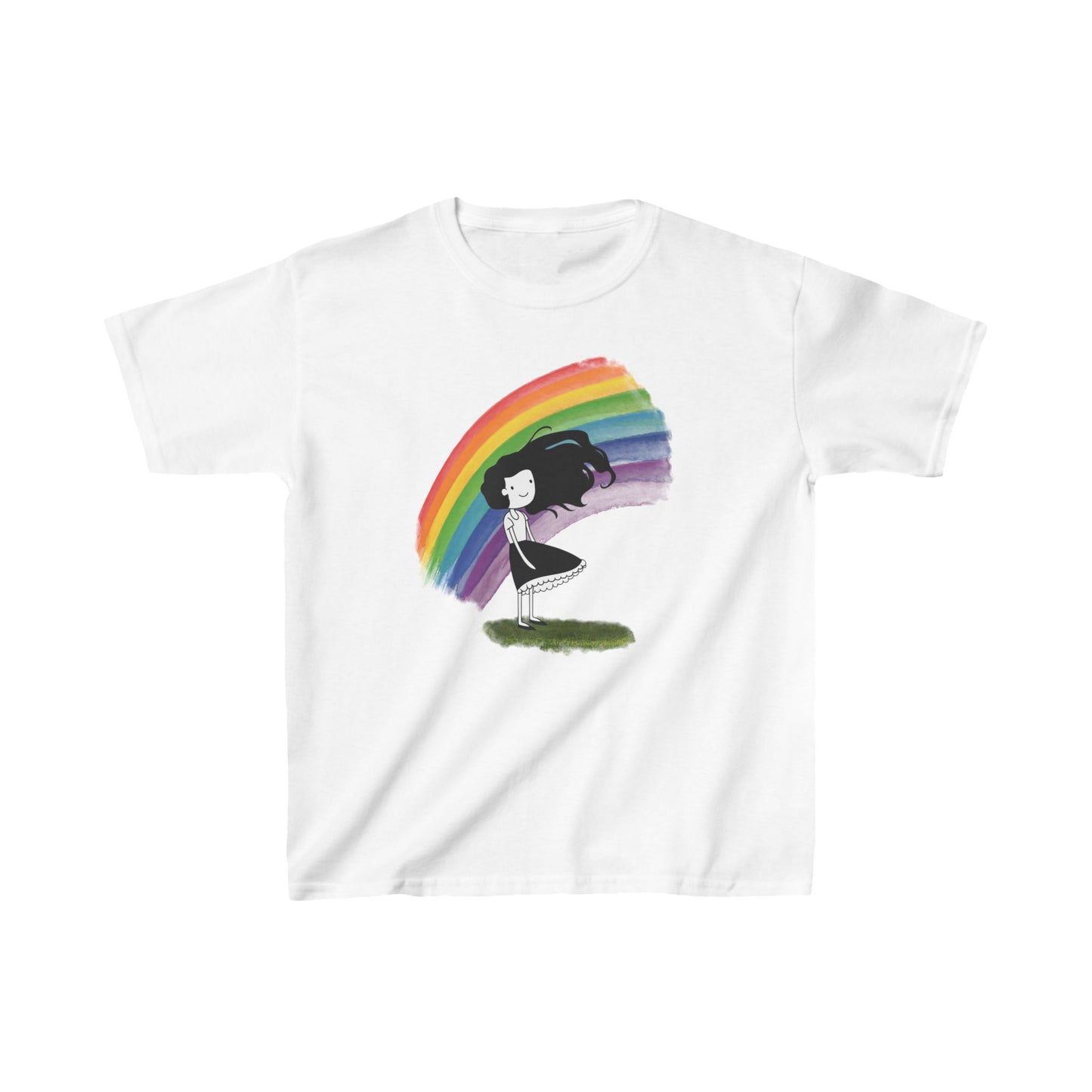 Dear Girl - Rainbow - Kids Heavy Cotton™ Tee