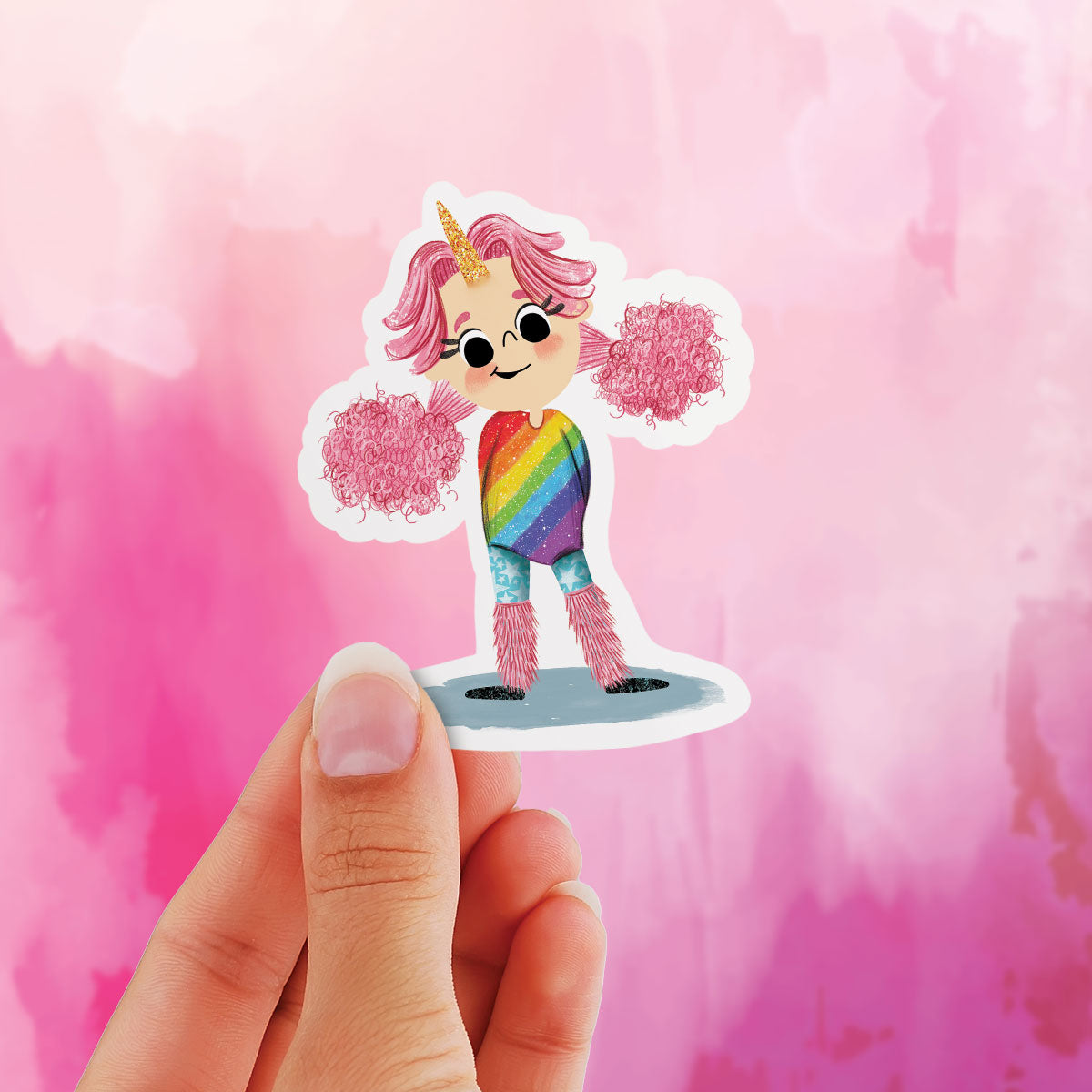 Unicorn Girl - Vinyl Sticker