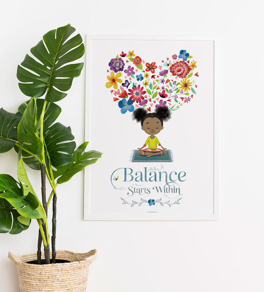 Balance | Happy Right Now - Art Print