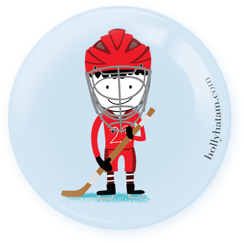 Hockey | Dear Boy | Pinback Buttons