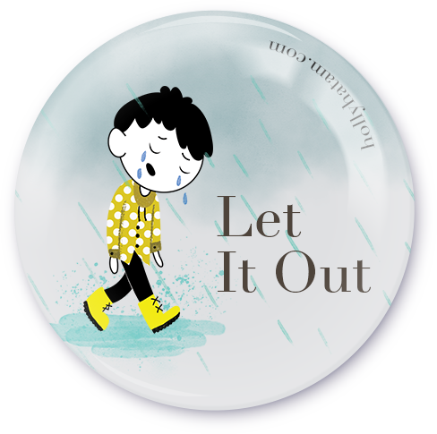 Let It Out | Dear Boy | Pinback Buttons