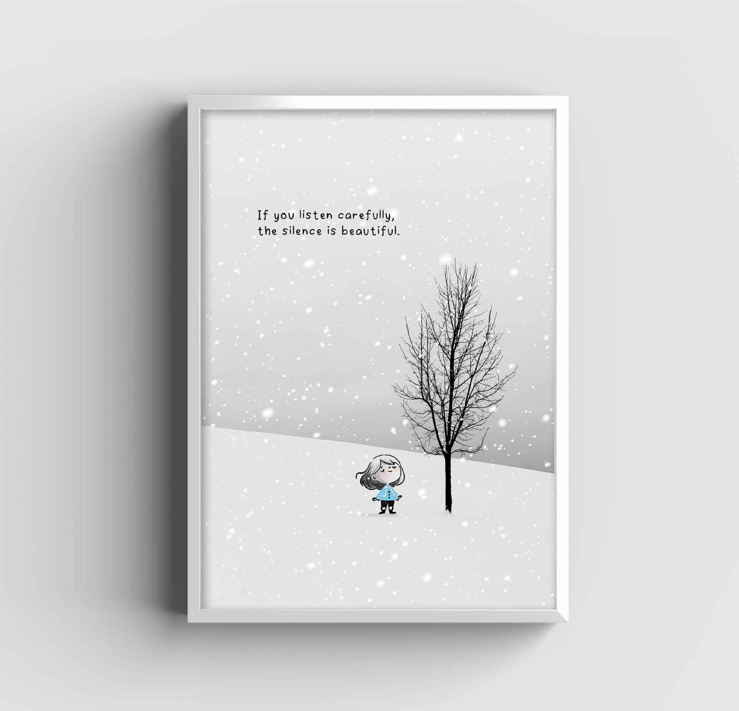 Listen Winter - Art Print