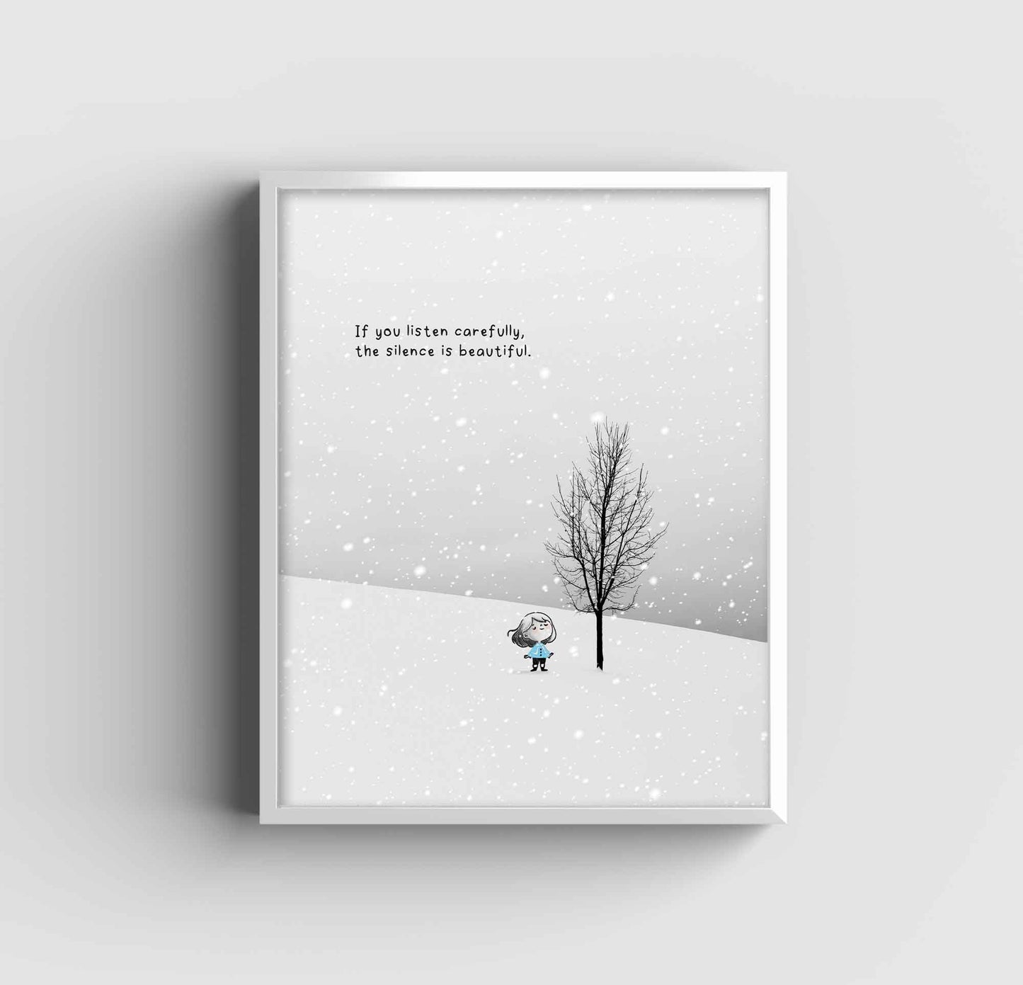 Listen Winter - Art Print